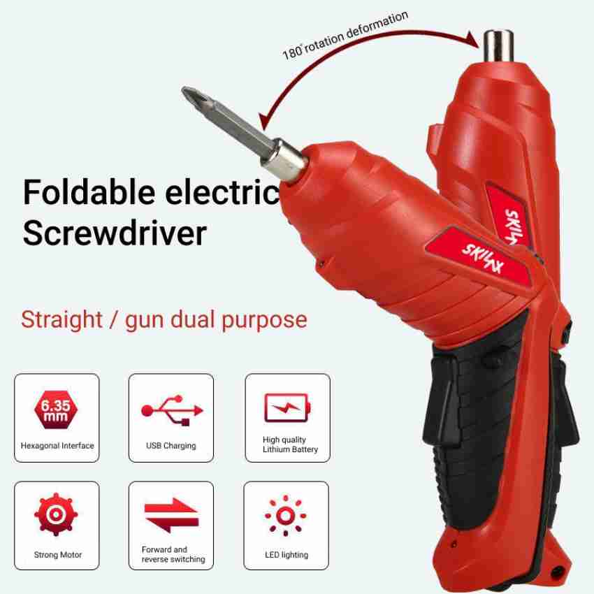 SKIL AX Cordless Pistol Grip Screwdriver 3.6V with Accessories