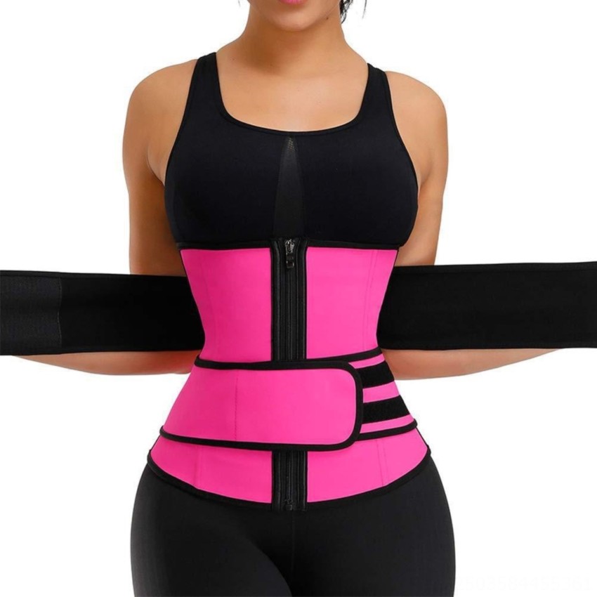 Fashion Neoprene Sweat Belt Waist Trainer Workout Trimmer Body Shaper Weight  Loss Exercise Slimming Girdle Waist Support Women Men @ Best Price Online