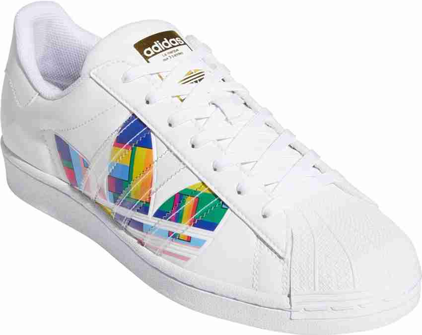 Adidas superstar metallic uomo top