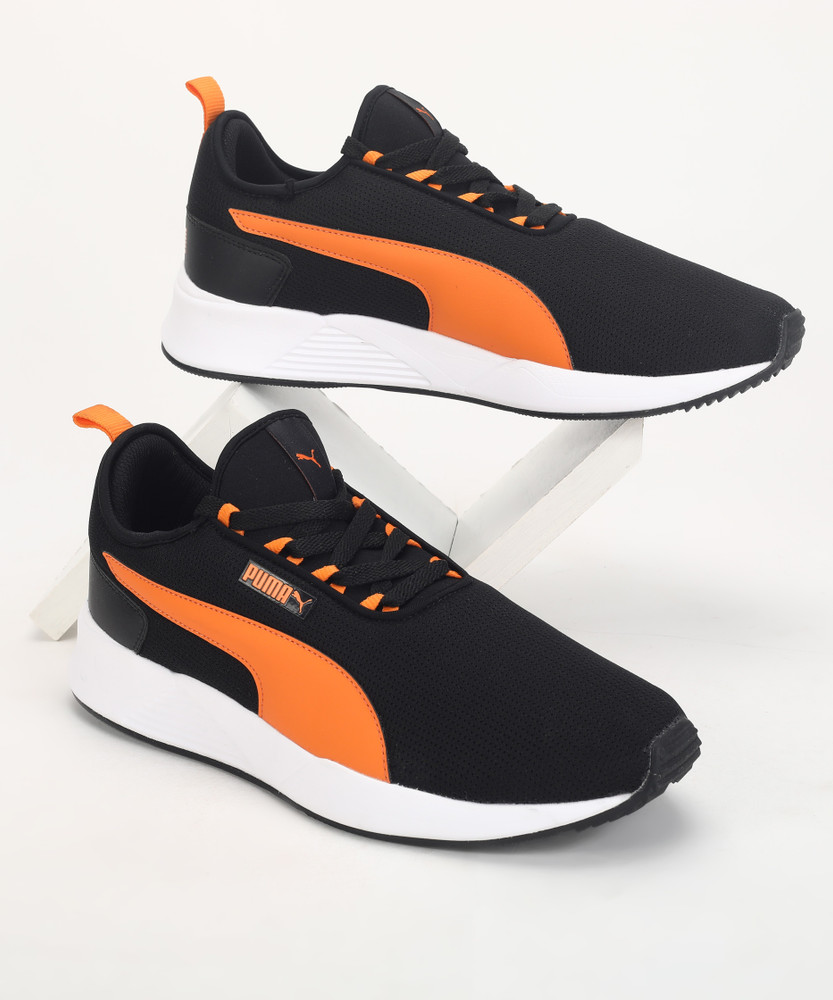 Black and orange puma sneakers hot sale