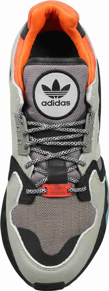 Adidas originals zx torsion trail shoe in sesame and orange store