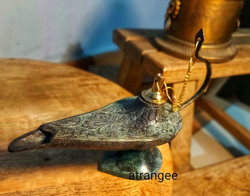  Artcollectibles India Set of 2 Brass Chirag Aladdin