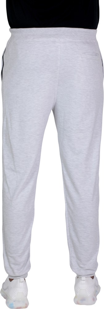 blackmint Solid Men White Track Pants - Buy blackmint Solid Men White Track  Pants Online at Best Prices in India