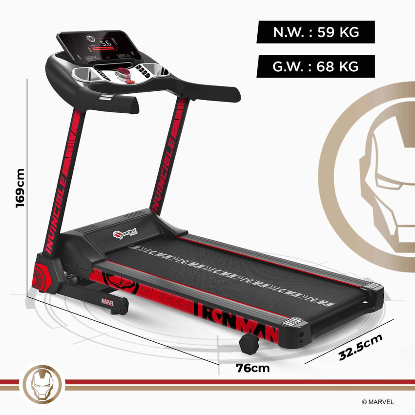 Powermax Fitness MTA 2500 Motorized Treadmill with Automatic