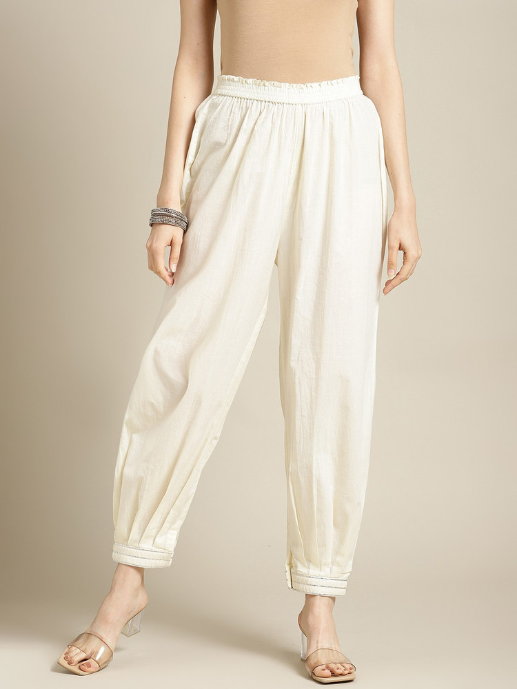 Top 85+ white silk harem pants in.eteachers