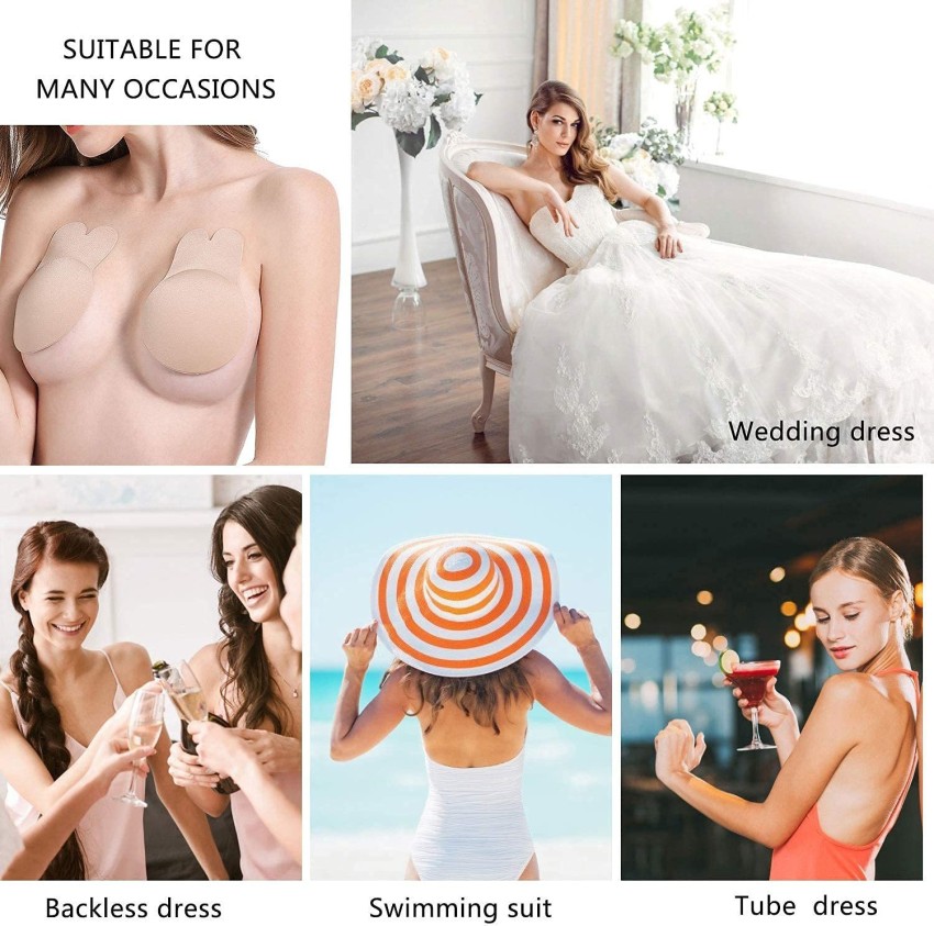youandme Sticky Bra Push Up Lift Nipple Covers Adhesive Strapless
