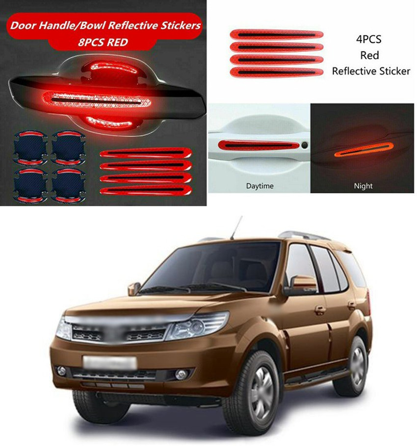 Reflective top door guards