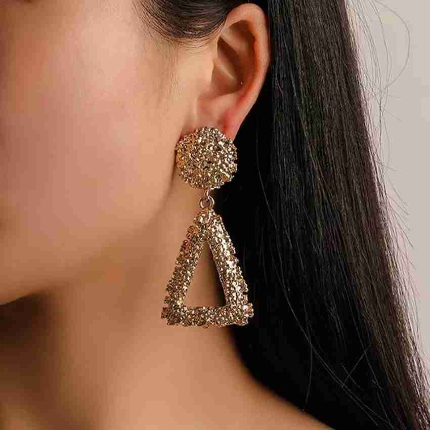 Trendy gold earrings best sale 2019