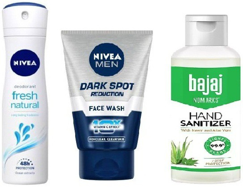 NIVEA Men Dark Spot Reduction 100gm Fresh Natural Deodorant