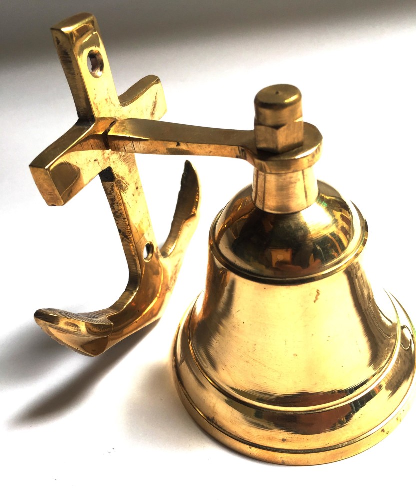 ROYAL wall hanging brass bell Brass Pooja Bell Price in India