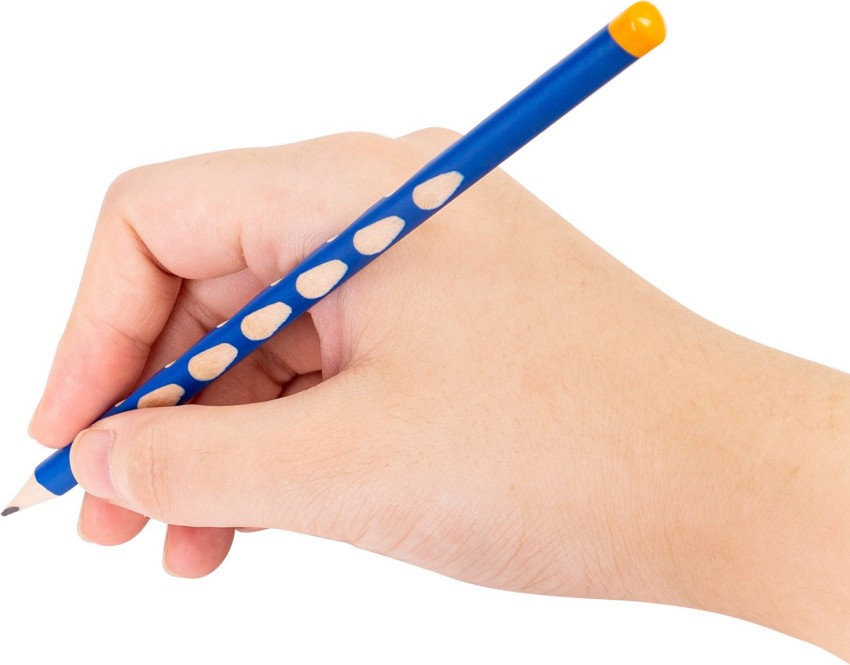 10pcs Hole Pencil Set For Sketching And Drawing, Including Triangular Hb  Pencils To Help Correct Students' Grip, Suitable For Elementary Students