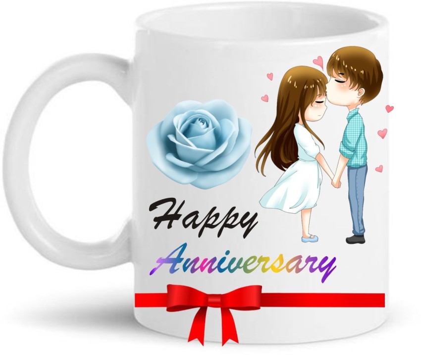 Caricature Couple Wedding Mug, Couple Mugs, Anniversary Gift