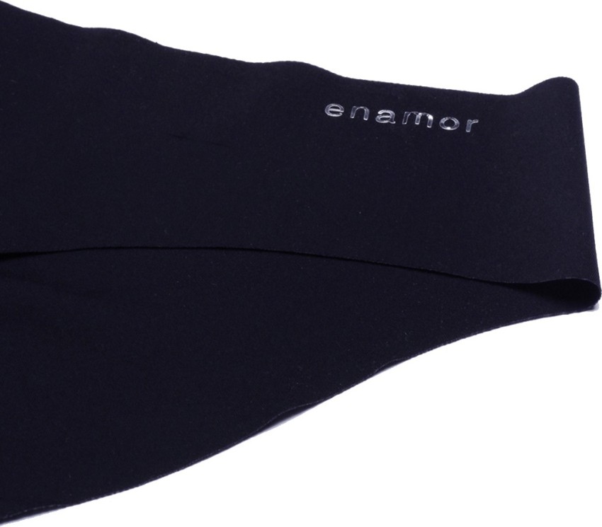 Enamor PB01 Seamless Pack of 1, Low-Waist Full Coverage Freedom Fit Women  Bikini Black Panty - Buy Enamor PB01 Seamless Pack of 1