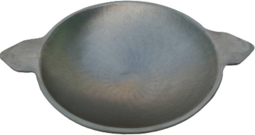 8 Inch Premium Cast Iron Appam Pan Patra Chatti Kallu Pre-Seasoned  Induction