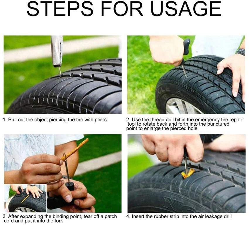 Giinix Bike 5 Rubber Strips Plugs Tubeless Flat Tyre For Bajaj Platina 110 Tubeless Tyre Puncture Repair Kit Price in India Buy Giinix Bike 5 Rubber Strips Plugs Tubeless Flat Tyre