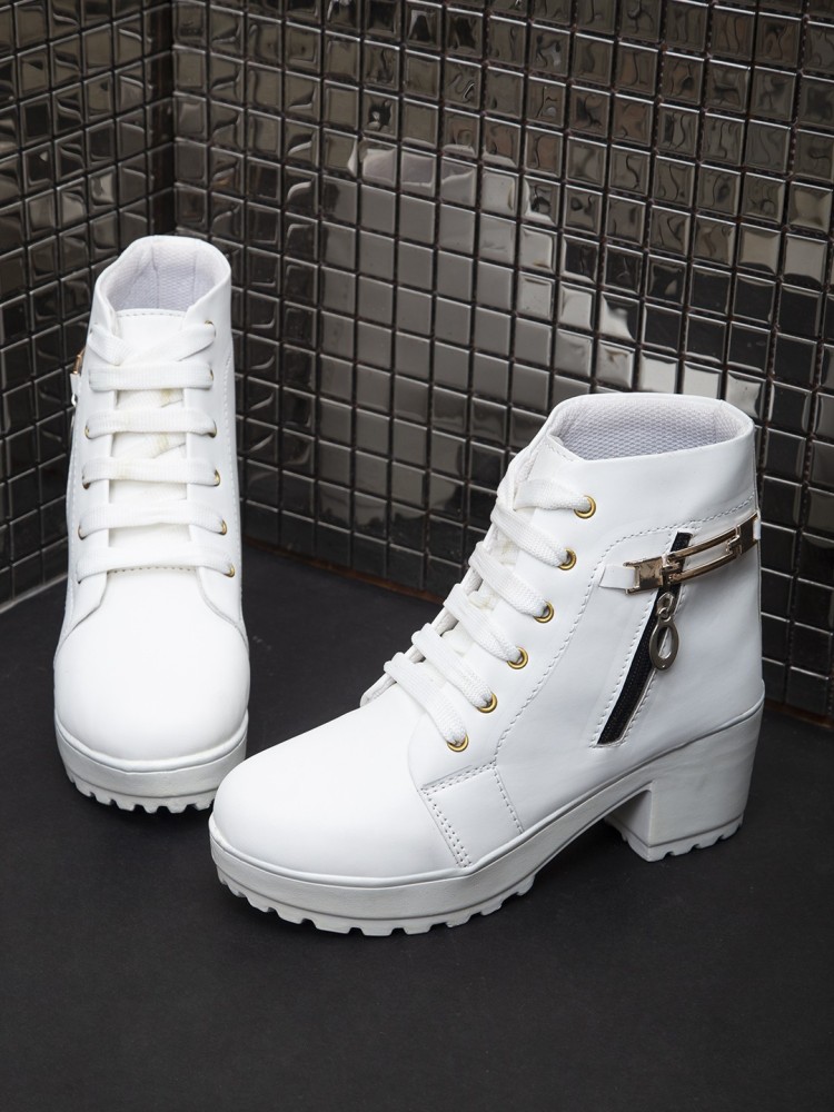 Girls white clearance boot