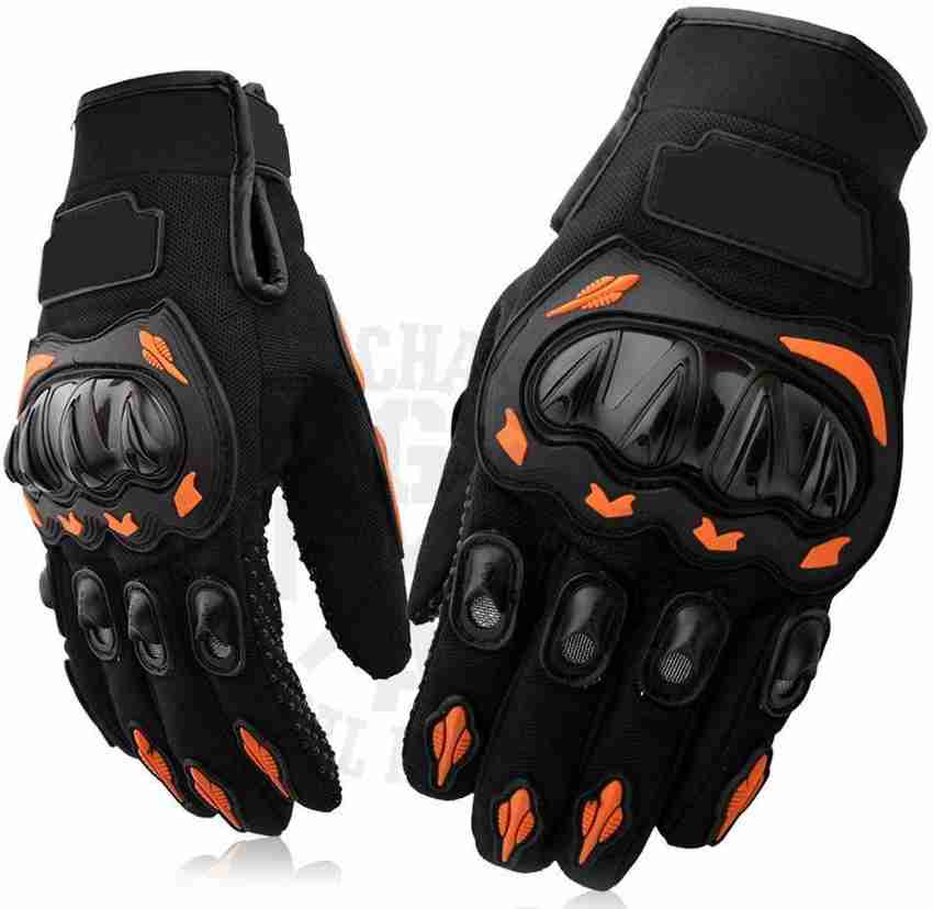 Bikers store hand gloves