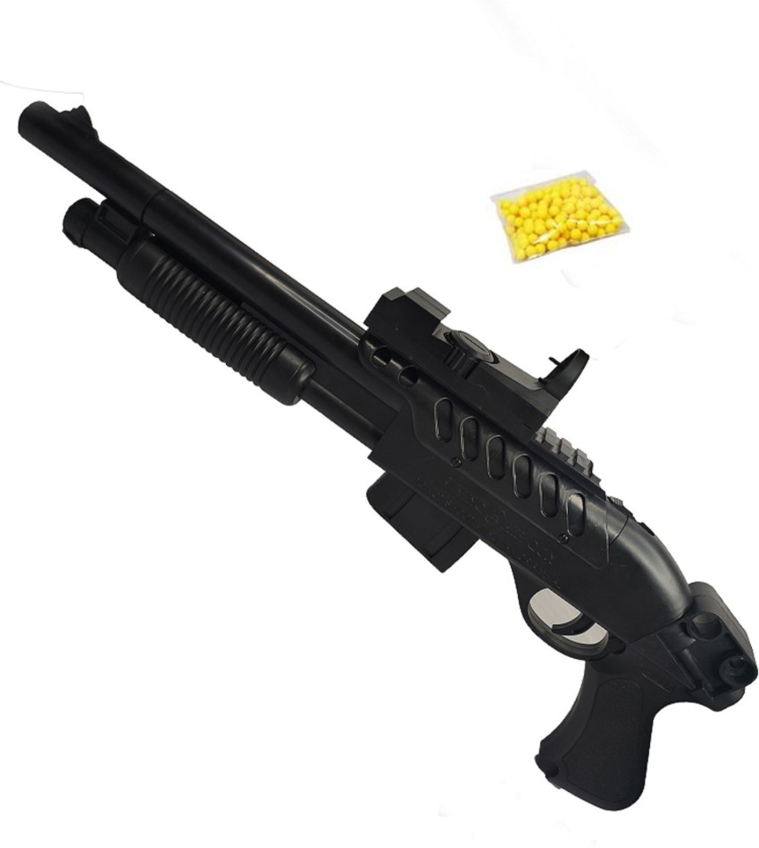 FLYmart Shotgun rifle with bullet, PUBG style S12K big toy Gun For Kids, PUBG Shotgun Guns & Darts - Shotgun rifle with bullet