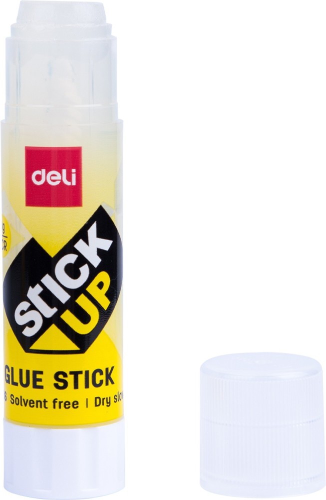 Deli Non Toxic Stick Up, Transparent Extra Adhesive Strong  Washable Glue, Fast Drying Portable Paper Glue Stick, Glue Stick for Paper,  Projects, Art and Craft, Creative Work Art, Pack of
