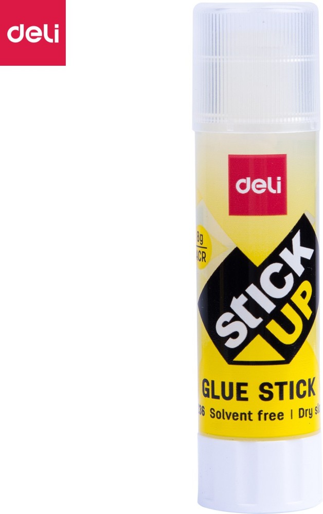 Deli Non Toxic Stick Up, Transparent Extra Adhesive Strong  Washable Glue, Fast Drying Portable Paper Glue Stick, Glue Stick for Paper,  Projects, Art and Craft, Creative Work Art, Pack of