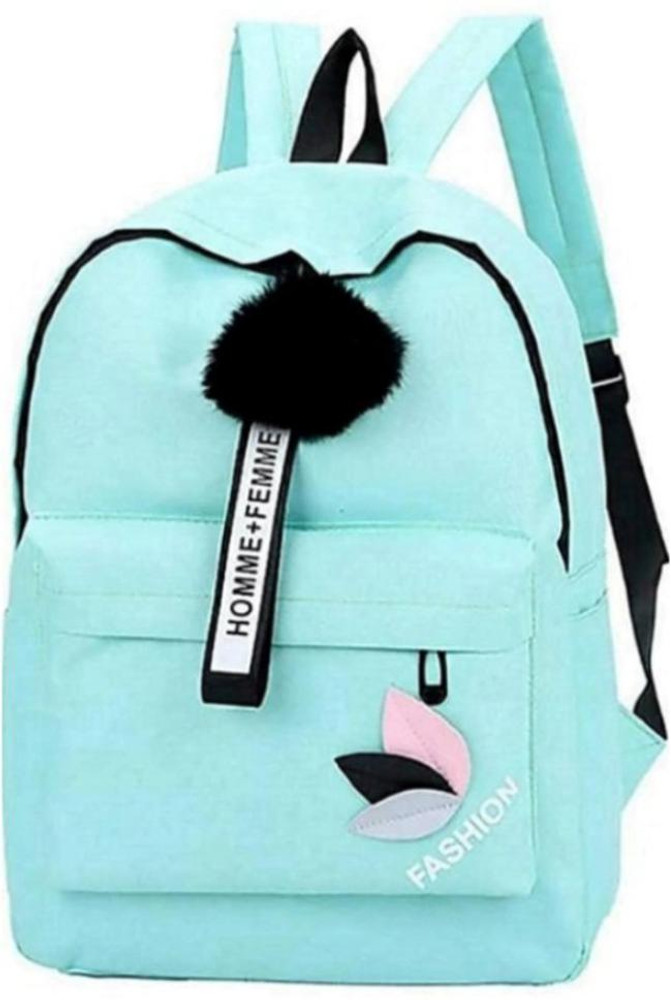Somya Collection Stylish College School Backpack For Girls 12 L Laptop Backpack Blue Price in India Flipkart