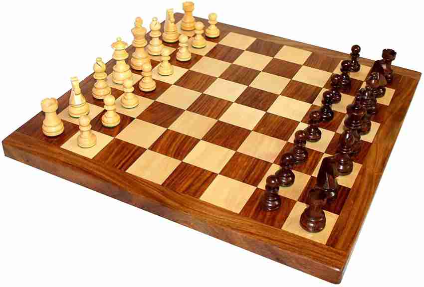 Wrought Studio Handmade Salvo Black Chess Board Game & Reviews