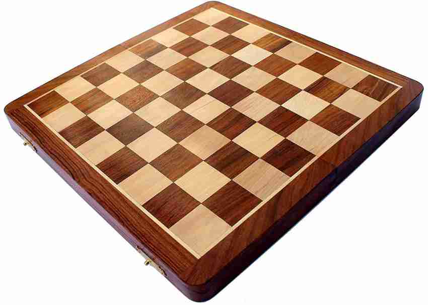 StonKraft Wooden Chess Game Board Set with Magnetic Wood Pieces, 12 X 12  Inch