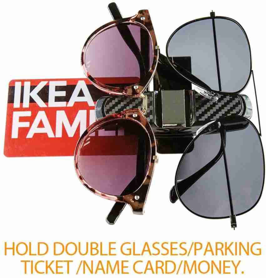  Arwiucyo Sunglasses Holders for Car Sun Visor, Magnetic Leather  Glasses Eyeglass Hanger Clip, Ticket Card Clip Eyeglasses Mount for  Mercedes Benz Car : Automotive