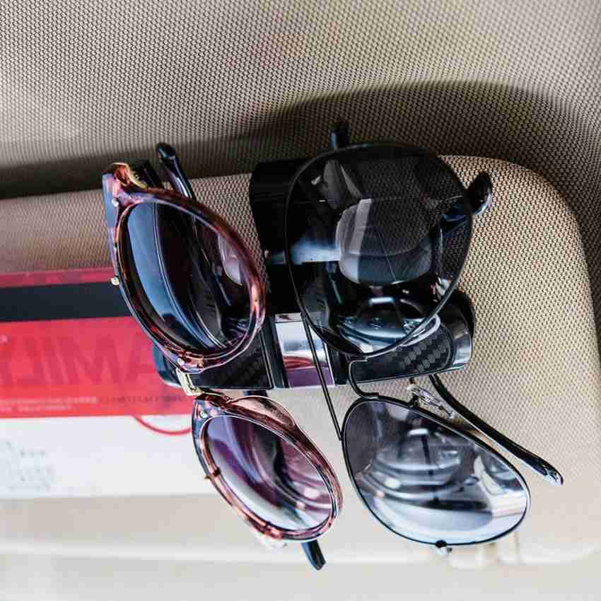  Arwiucyo Sunglasses Holders for Car Sun Visor, Magnetic Leather  Glasses Eyeglass Hanger Clip, Ticket Card Clip Eyeglasses Mount for  Mercedes Benz Car : Automotive