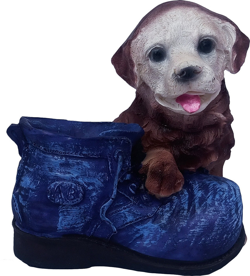 Flipkart Carve Craft 1 Compartments Resin Dog Pen Stand