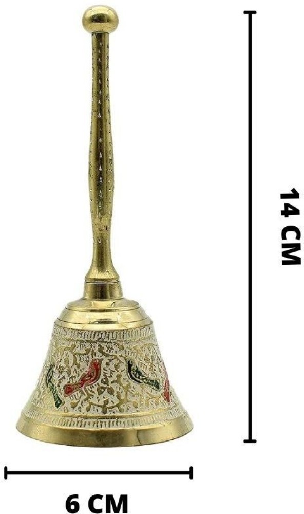 Brass Table bell, Brass Hand Bell, Hand Bell, Pooja Bell, Brass