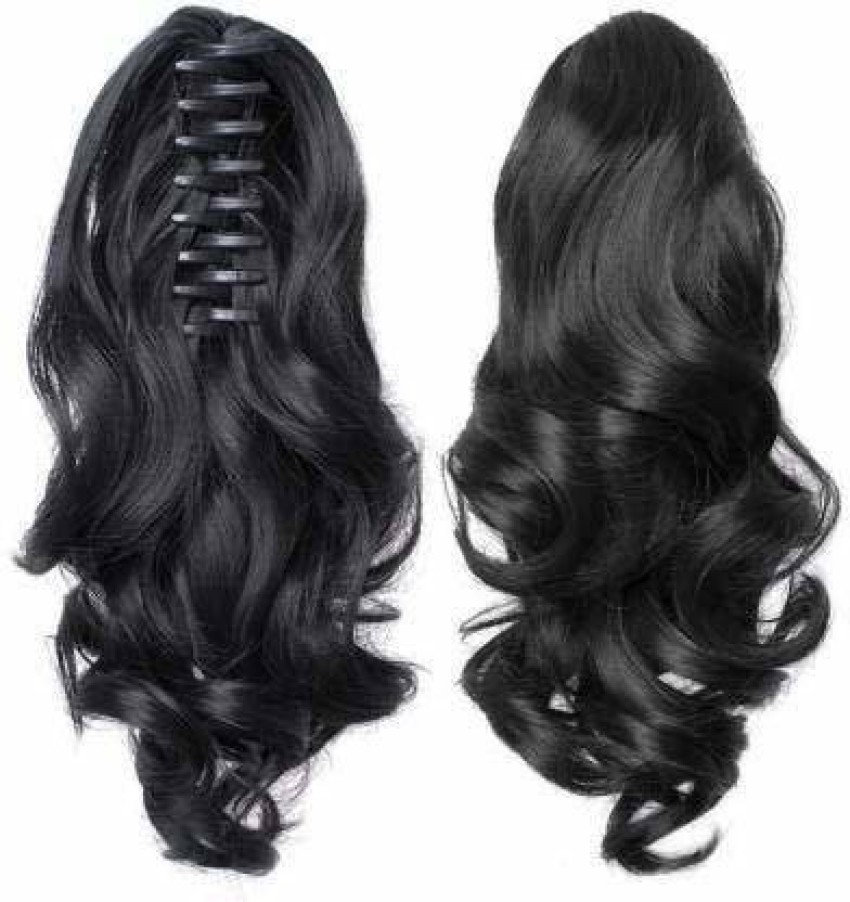 SUPER GELINGEN Extensions And Wigs Ponytails piece Wavy Claw Clip