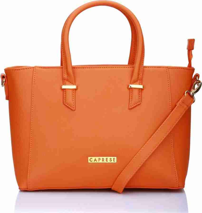 Buy Caprese Women Orange Tote Rust Online Best Price in India