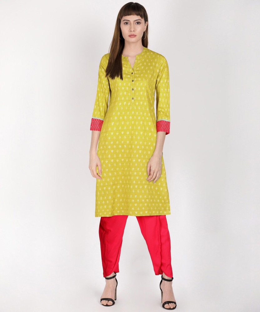 Rangmanch by Pantaloons Women Printed A-line Kurta - Buy Rangmanch