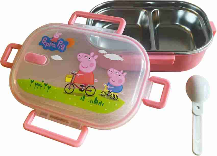 Peppa Pig lunch box with multiple compartments, multi-compartment lunch  box, BPA free - Peppa Pig