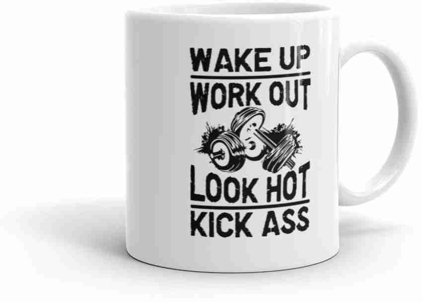 Workout Freak Gift Coffee Mug, Bodybuilding Obsession, At The Gym - Wh –  Zapbest2