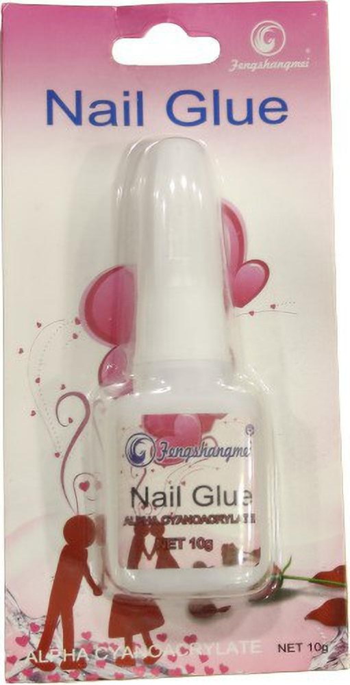 Saviland 4-in-1 Nail Glue Gel - Nail Glue for Acrylic Nails，2PCS 15ML Super  Strong Brush On Nail Glue Gel for False Nails，U V/LED Lamp Required