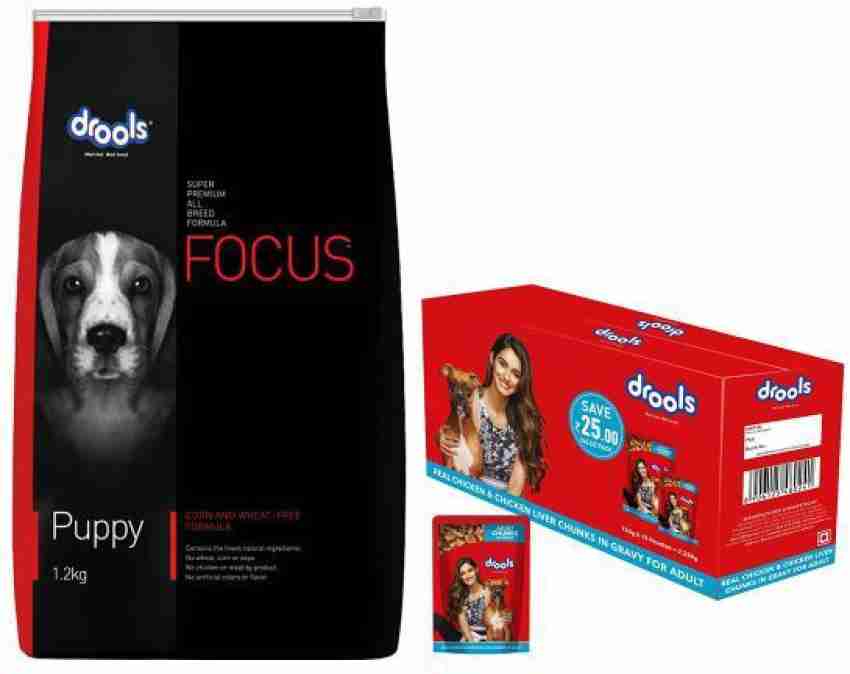 Drools focus puppy outlet 1.2 kg