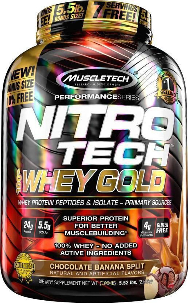 Muscletech Performance Series Nitrotech 100 Whey Gold Whey