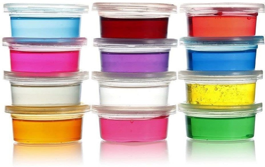 2022 New Plastic Color Plasticine Clear Containers DIY Clay