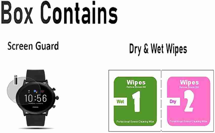 daffin Screen Guard for Fossil Gen 5 Carlyle Fossil Gen 5 Julianna FTW4024 FTW4025 FTW4026 FTW6035 FTW6036 FTW6054 daffin Flipkart
