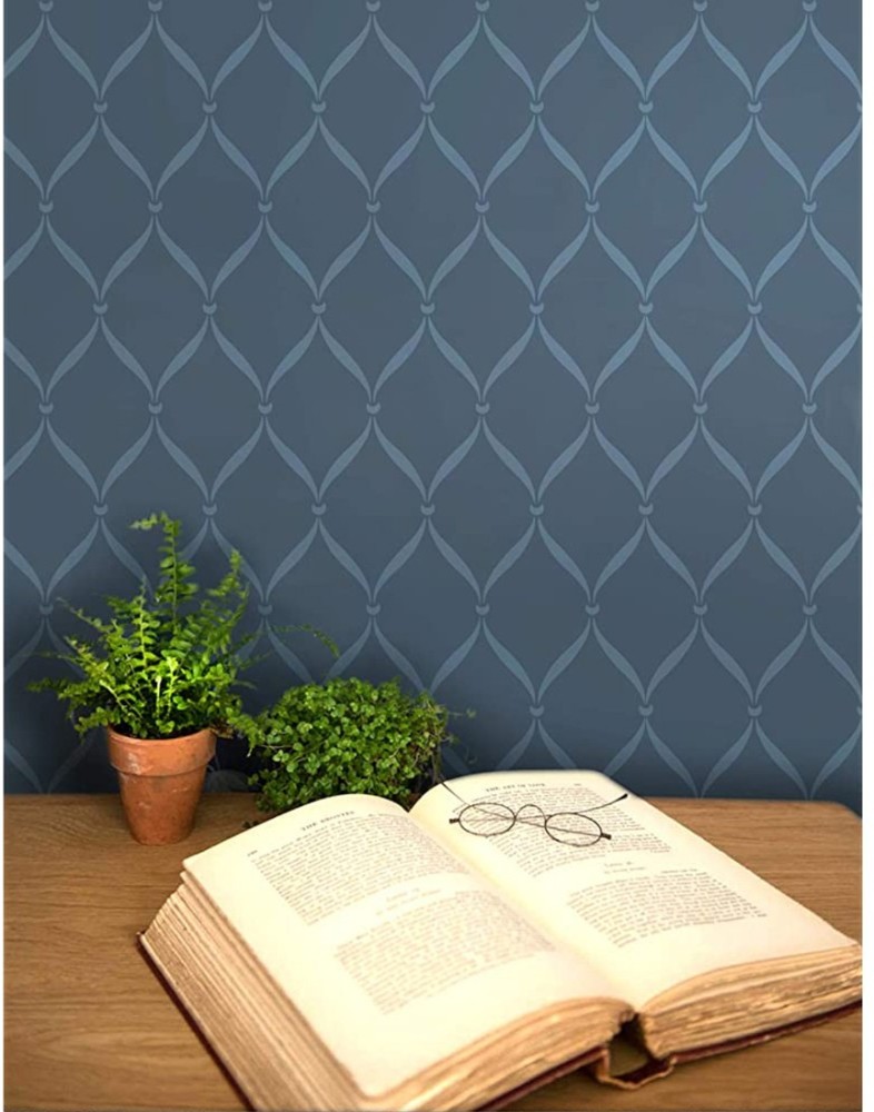 Herringbone Brick Stencil - Blue Star At Home