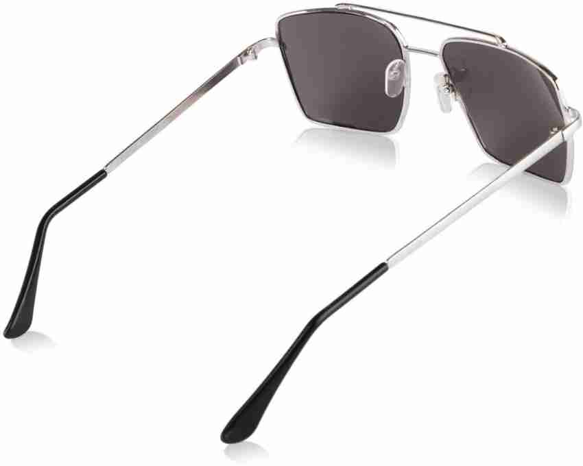 Square cut outlet sunglasses black