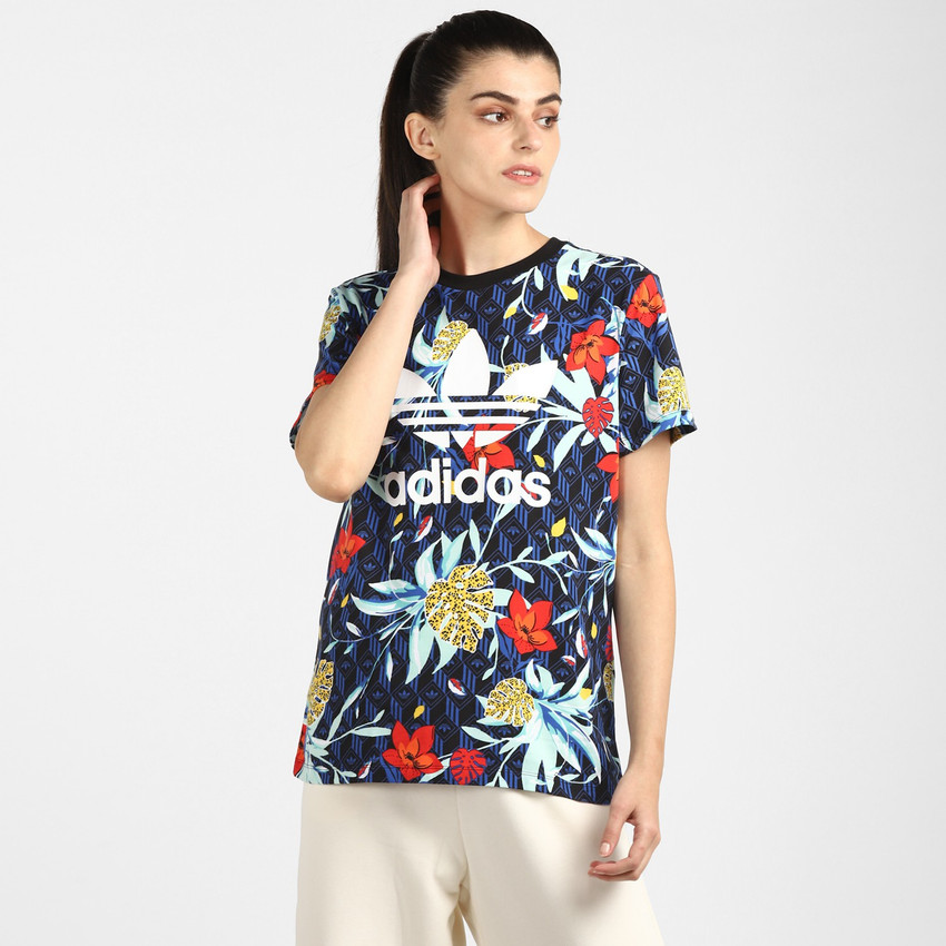 ADIDAS ORIGINALS Printed Women Round Neck Multicolor T Shirt Buy ADIDAS ORIGINALS Printed Women Round Neck Multicolor T Shirt Online at Best Prices in India Flipkart