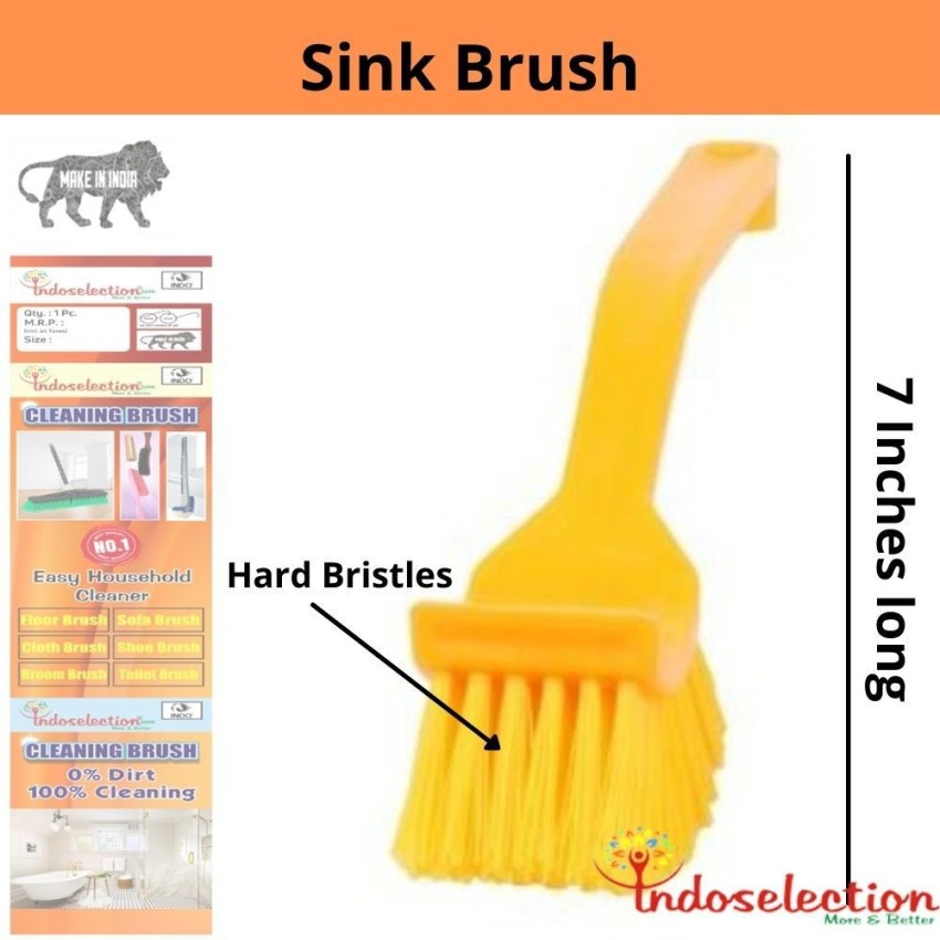 Indoselection Kitchen Item Set, Shoe Brush, Double Side Toilet