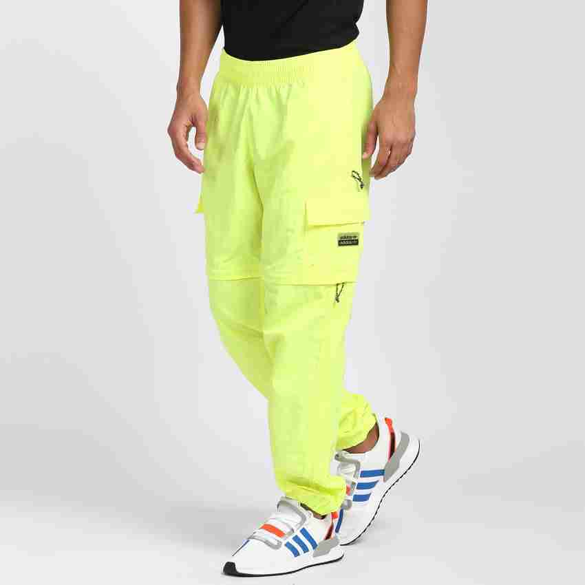 Yellow adidas track pants mens top