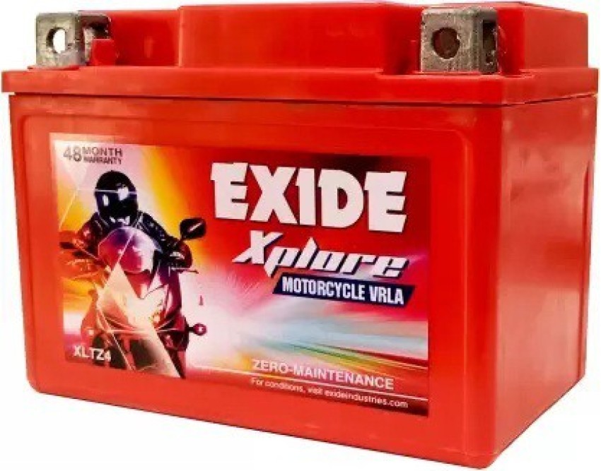 EXIDE XLTZ4A 4 Ah Battery for Bike Price in India Buy EXIDE