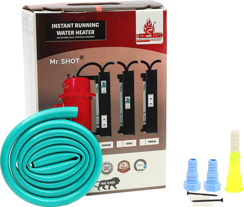 Mr.SHOT 1 L Instant Water Geyser (AMAZE RED, Red) Price in India - Buy Mr. SHOT 1 L Instant Water Geyser (AMAZE RED, Red) online at Flipkart.com