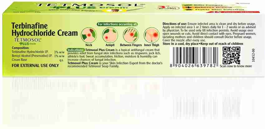 Tetmosol Plus Cream Topical Antifungal Cream Price in India Buy Tetmosol Plus Cream Topical Antifungal Cream online at Flipkart