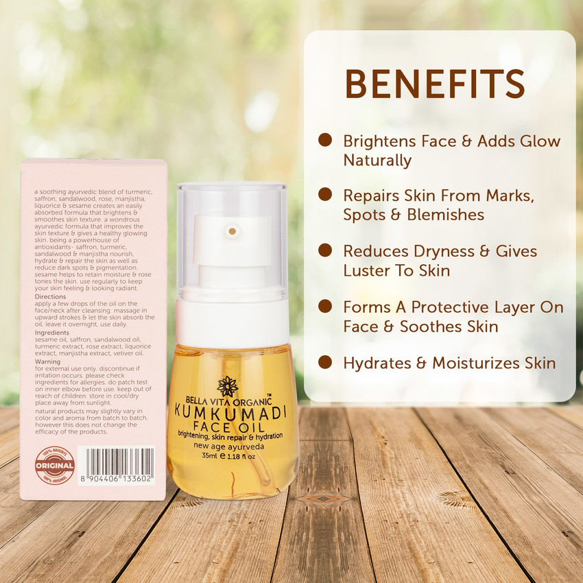 Face outlet glowing oil